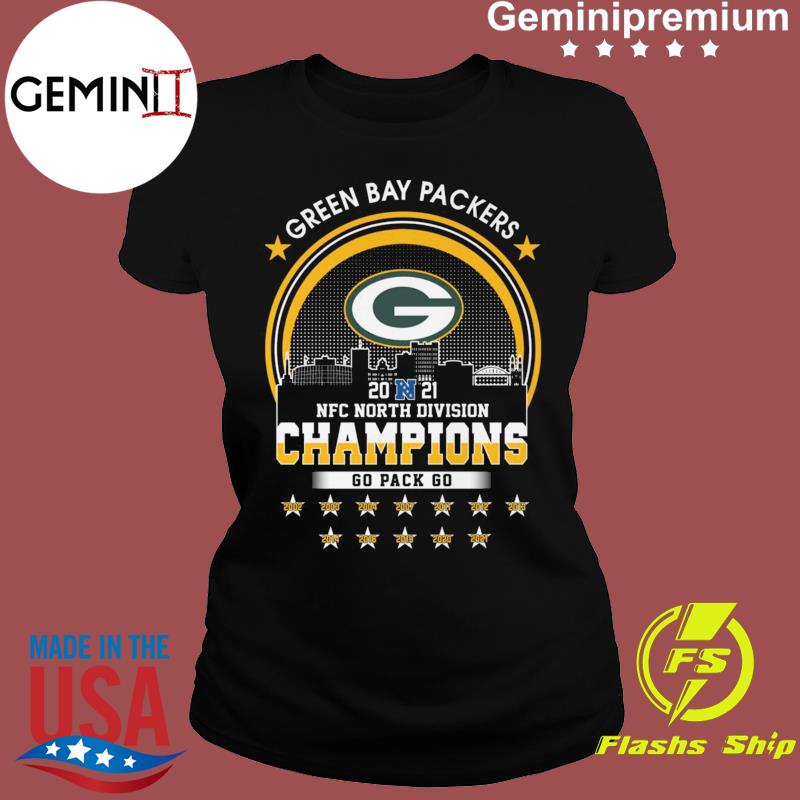 Green Bay Packers Go Pack Go 2021 NFC North Division Champions T-Shirt,  hoodie, sweater, long sleeve and tank top