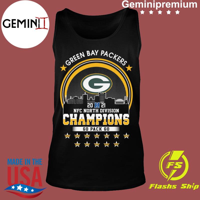 Green Bay Packers Go Pack Go 2021 NFC North Division Champions T-Shirt,  hoodie, sweater, long sleeve and tank top