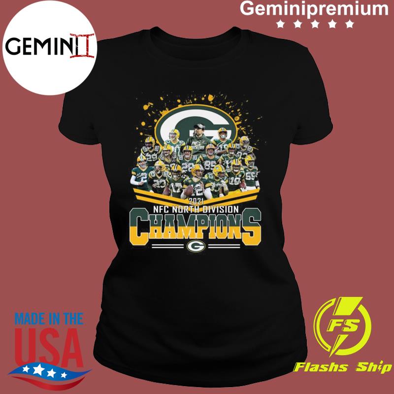 Green Bay Packers 2021 NFC north division Champions signatures shirt,  hoodie, sweatshirt and tank top