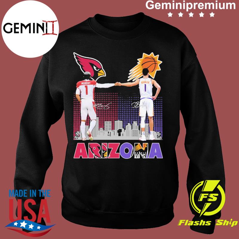 Arizona Cardinals Murray and Phoenix Suns Booker signatures shirt, hoodie,  sweater, long sleeve and tank top