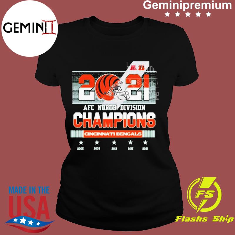 Cincinnati Bengals 2021 AFC North Division Champions Blocked Favorite T- Shirt, hoodie, sweater, long sleeve and tank top