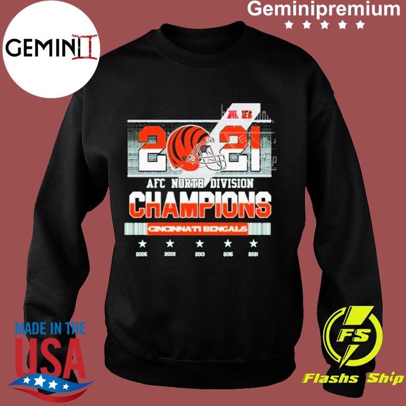 Cincinnati Bengals AFC North back 2 back champions 2021 2022 shirt, hoodie,  sweater and v-neck t-shirt