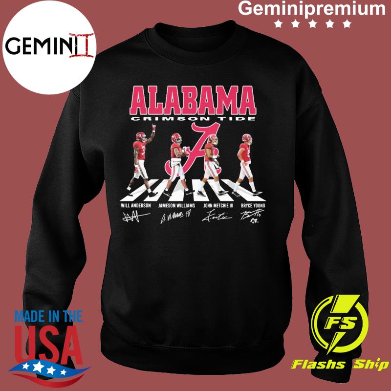 Perfect The Alabama Crimson Tide Abbey Road Signatures Shirt