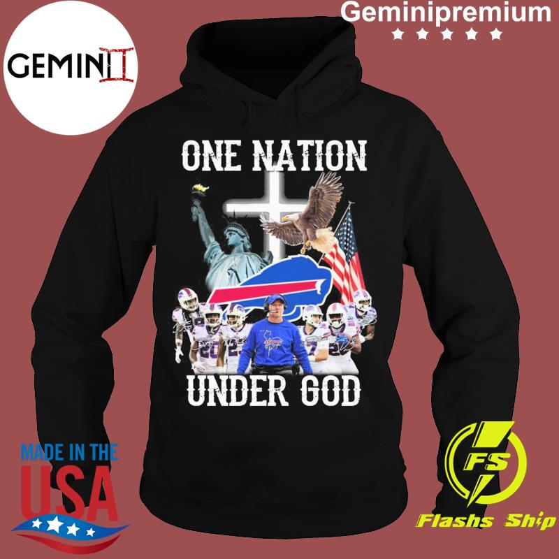 Buffalo Bills one nation under God signatures shirt, hoodie