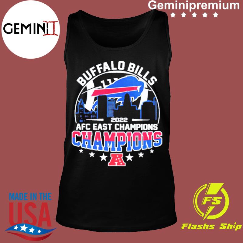 2022 AFC East Champions Buffalo Bills Skyline Shirt - Limotees