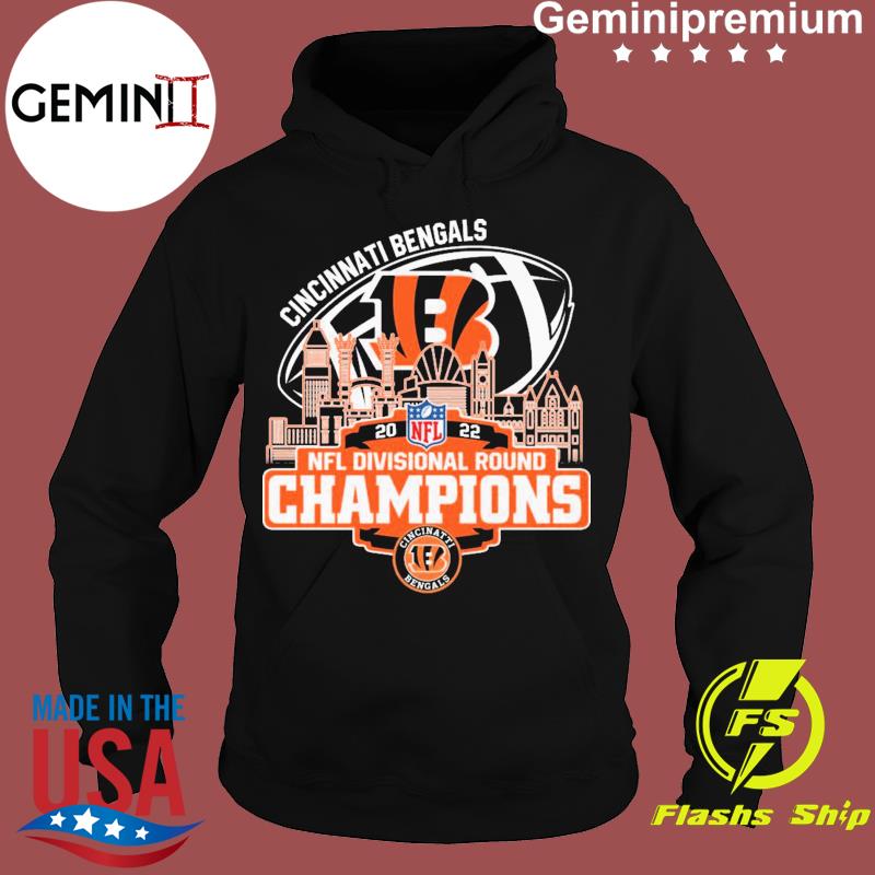 Official cincinnatI bengals 2022 NFL divisional round champions shirt,  hoodie, sweater, long sleeve and tank top