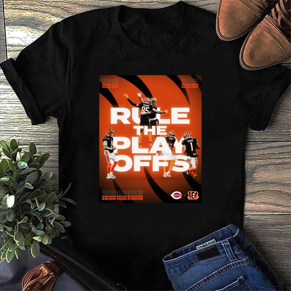 Cincinnati Bengals Rule The Playoff Shirt, hoodie, sweater, ladies v-neck  and tank top