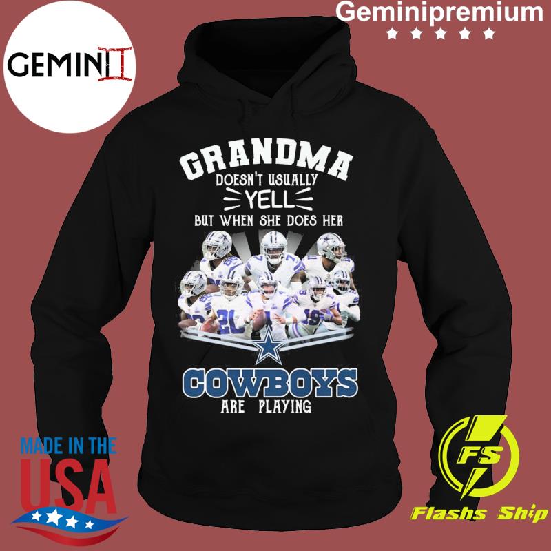 Grandma Football Doesn't Usually Yell But When She Does Her Dallas