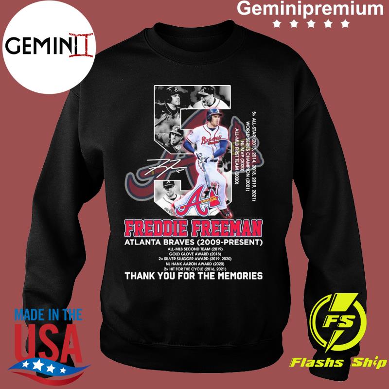 Thank You Freddie Freeman Atlanta Braves Signature Shirt - High-Quality  Printed Brand