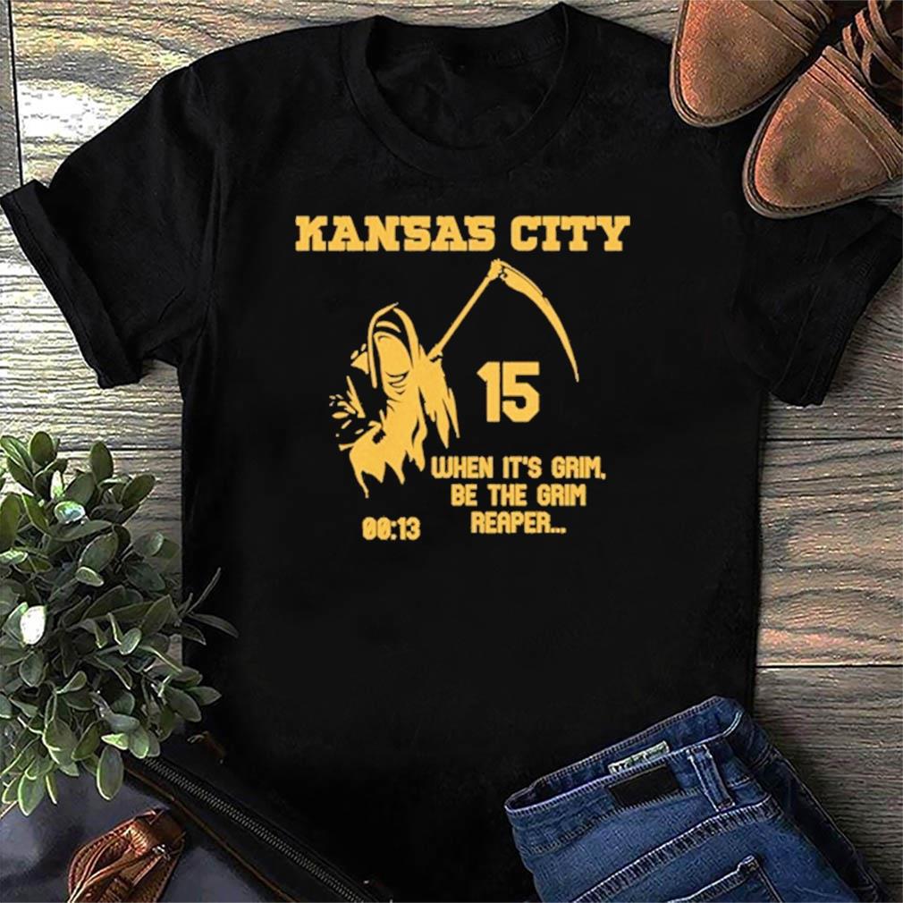 When It's Grim Be The Grim Reaper Patrick Mahomes Chiefs Football T-shirt,  hoodie, sweater, long sleeve and tank top