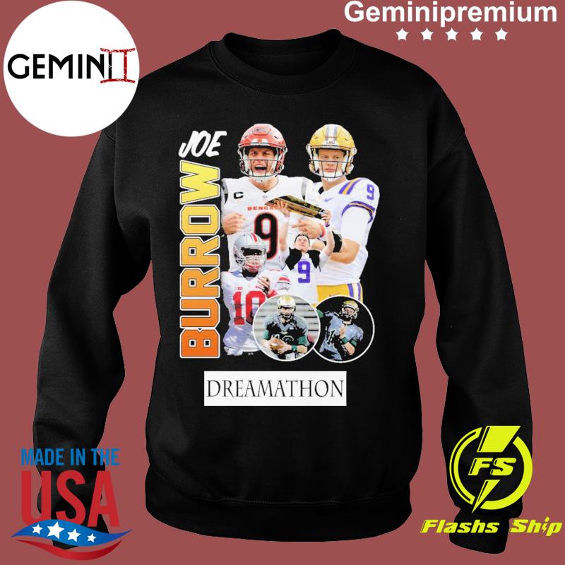 Joe Burrow Cincinnati Bengals Dreamathon 2022 Shirt, hoodie, sweater, long  sleeve and tank top