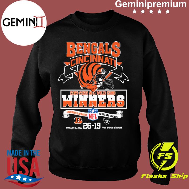 Cincinnati Bengals 2021 2022 AFC Super Wild Card Winners Shirt, hoodie,  sweater, long sleeve and tank top