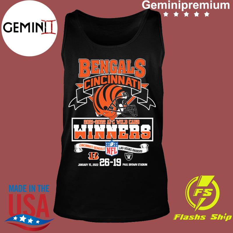 Cincinnati Bengals 2021 2022 AFC Super Wild Card Winners Shirt, hoodie,  sweater, long sleeve and tank top