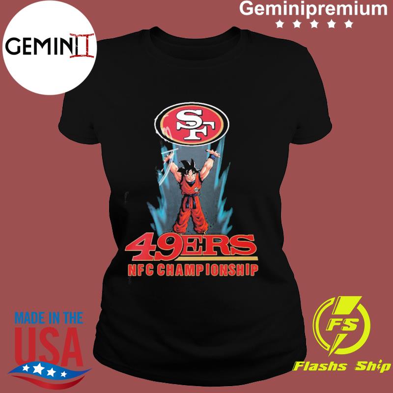 Son Goku San Francisco 49ers 2021 2022 NFC Championship T-Shirt, hoodie,  longsleeve tee, sweater