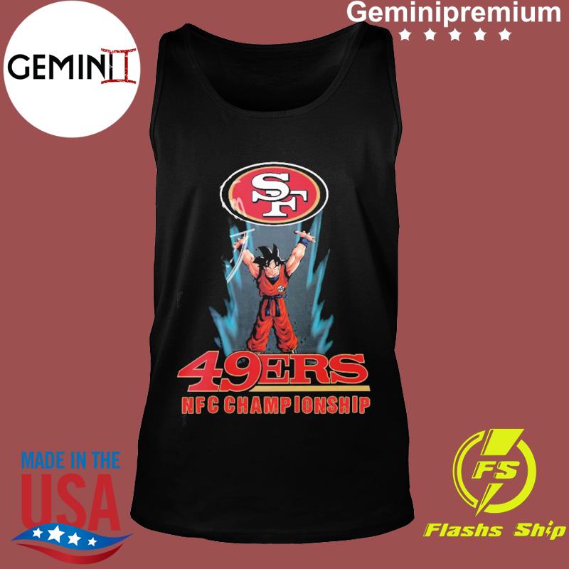 Son Goku San Francisco 49ers 2021 2022 NFC Championship T-Shirt, hoodie,  sweater, long sleeve and tank top