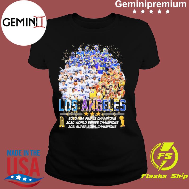 Los Angeles Lakers Los Angeles Dodgers NBA Finals Champions shirt