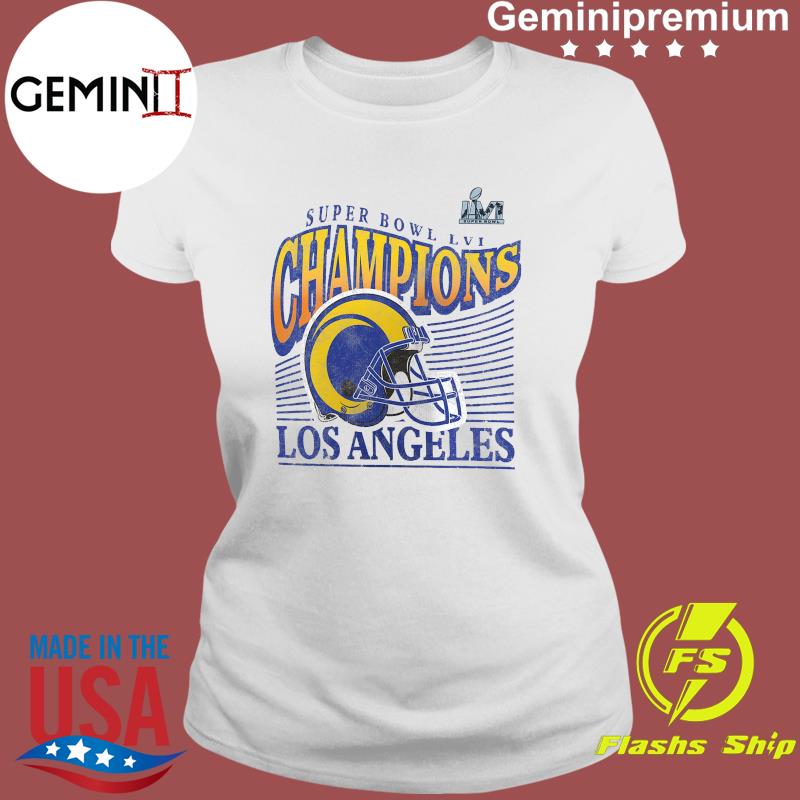 Los Angeles Rams Super Bowl LVI Champions Personalized Retro T