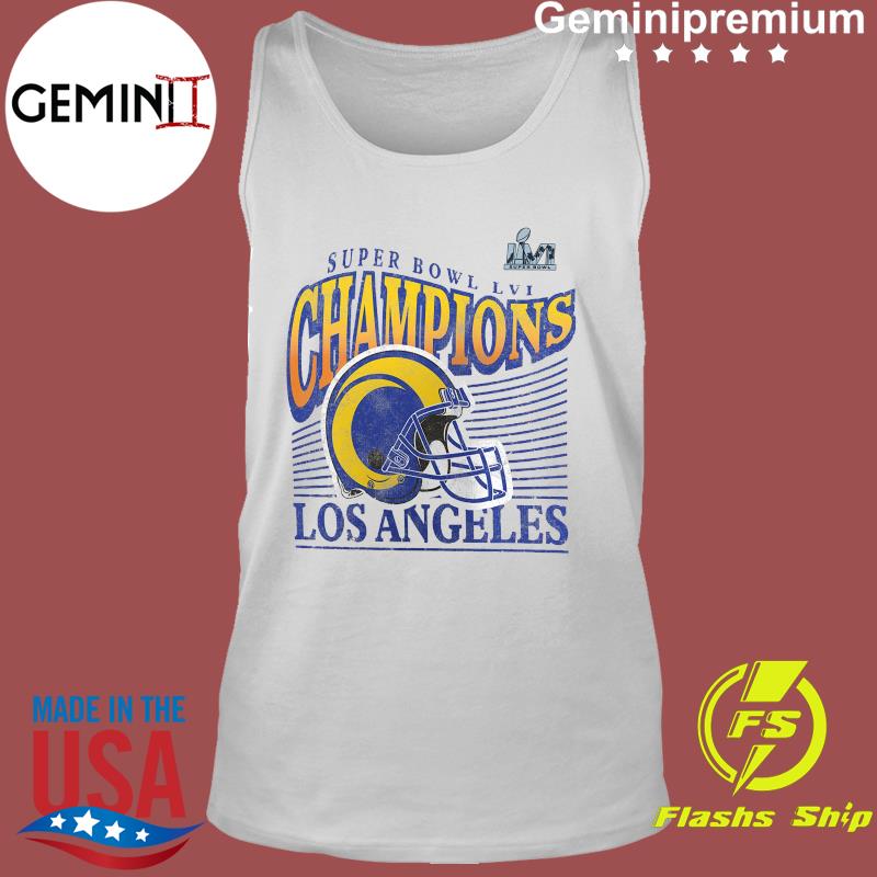 Los Angeles Rams Super Bowl LVI Champions Personalized Retro T