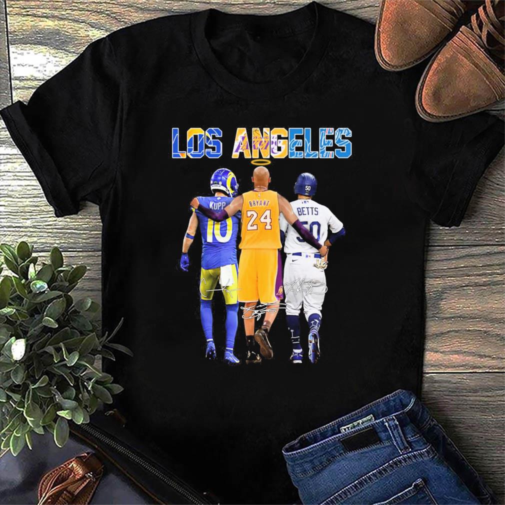 Los angeles cooper kupp kobe bryant and mookie betts signatures shirt,  hoodie, sweater, long sleeve and tank top