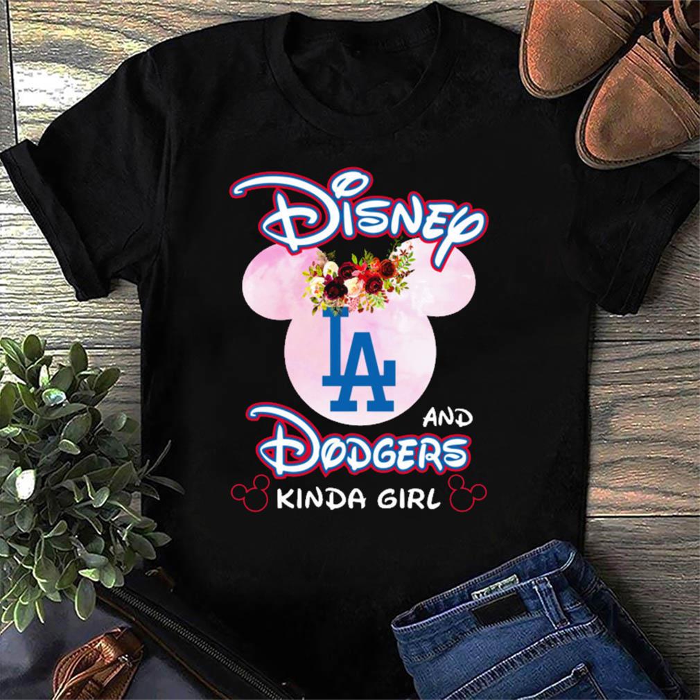 Disney Mickey And Los Angeles Dodgers Kinda Girl Shirt, hoodie