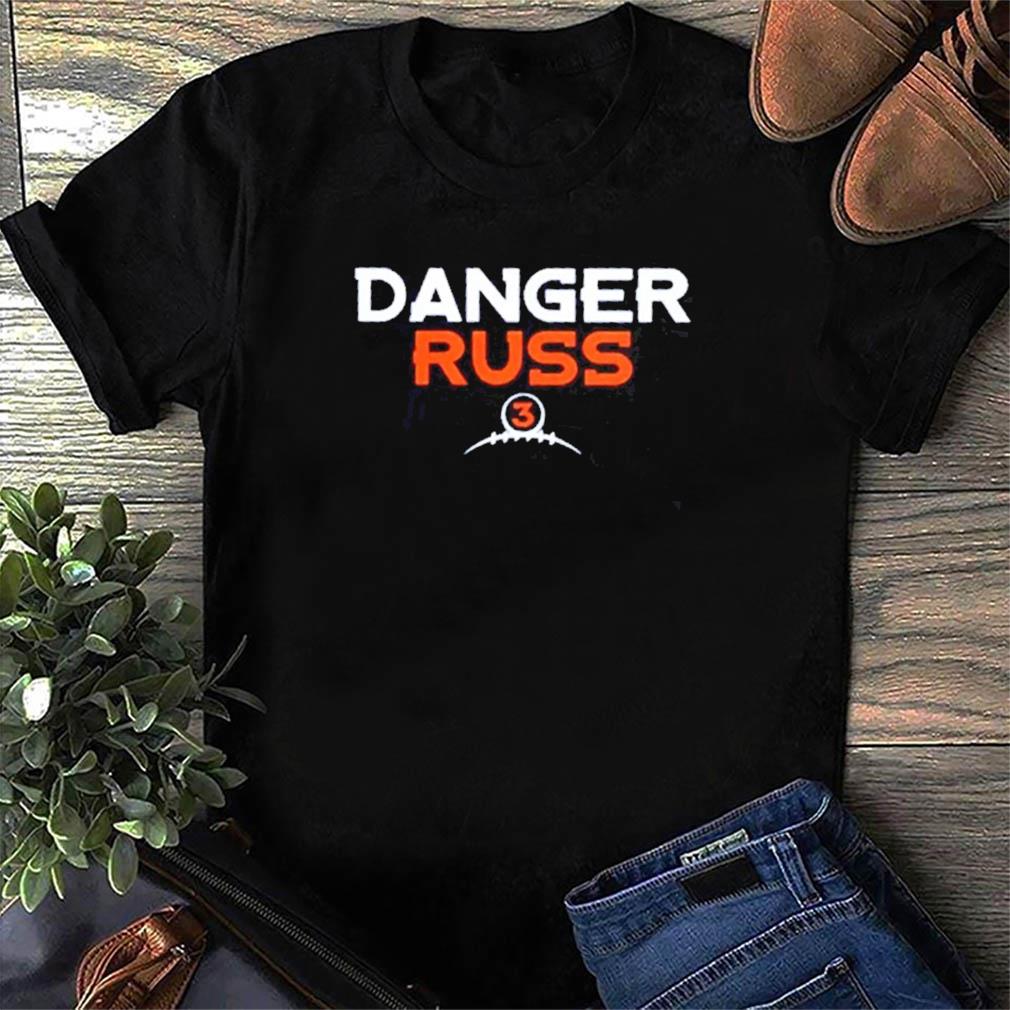 Russell Wilson Denver Broncos Danger Russ 3 Football T Shirt