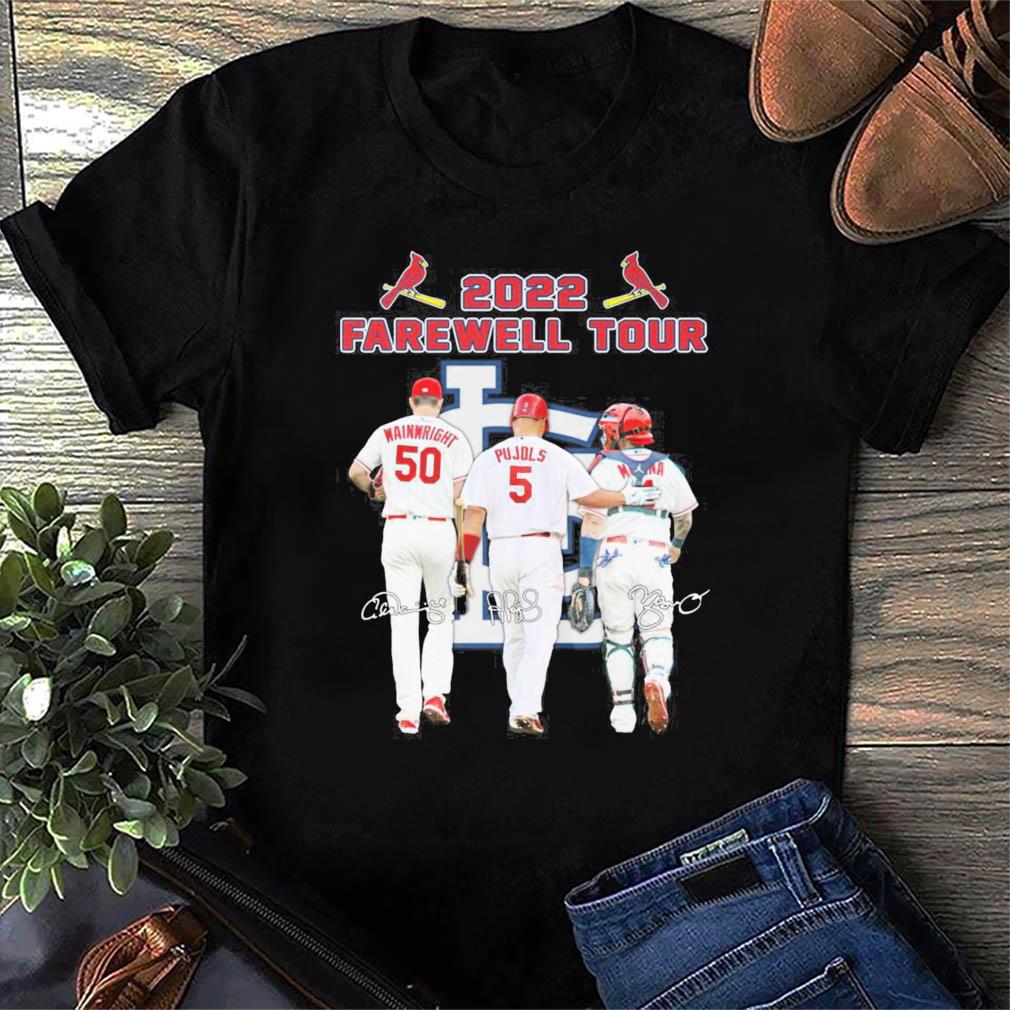 Yadier Molina, Adam Wainwright, And Albert Pujols Og3 Premium SS T-Shirt -  Teerockin