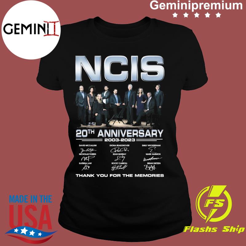 Ncis 20th Anniversary Shirt, Los Angeles New Orleans 20 Years 2003 2023 -  Jomagift