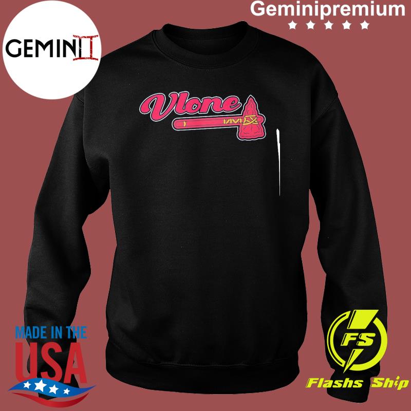 Vlone Atlanta Braves Baseball Shirt, hoodie, sweater, ladies v-neck and  tank top