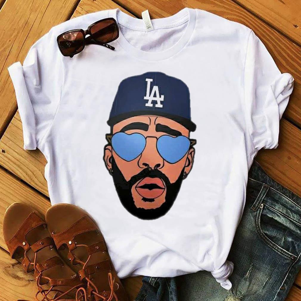 Bad Bunny face Los Angeles Dodgers shirt, hoodie, sweater, long sleeve and  tank top