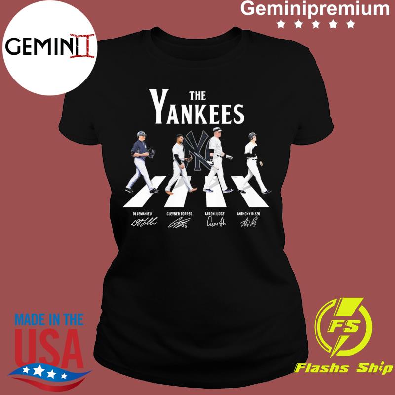 MLB The New York Yankees Baseball Team Abbey Road Signatures Shirt