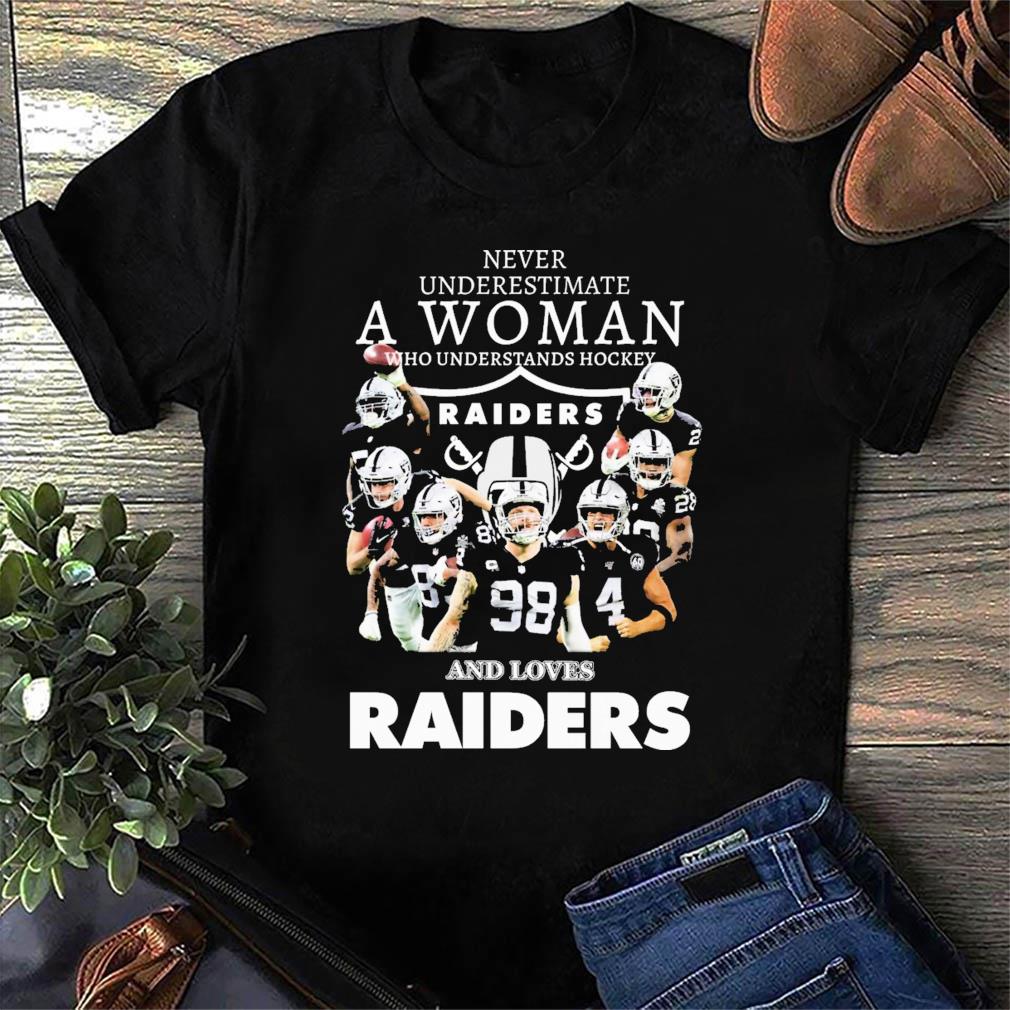 Never Underestimate who understands football and loves Oakland Raiders shirt,  hoodie, sweater and long sleeve