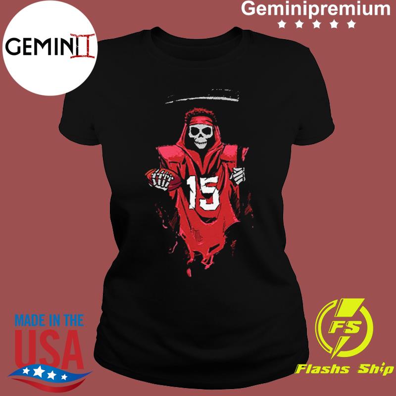 Level 500 Texas Tech Red Raiders Patrick Mahomes Grim Reaper T-Shirt in Black, Size: XL, Sold by Red Raider Outfitters