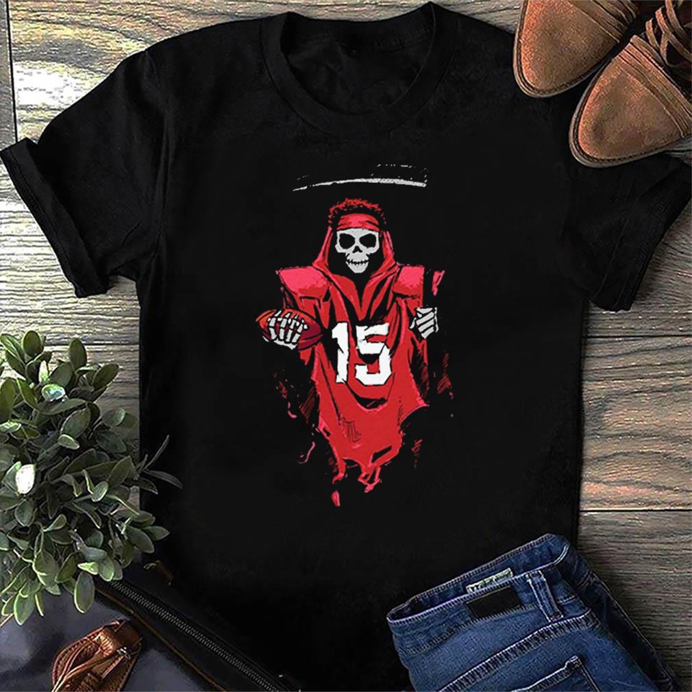 Level 500 Texas Tech Red Raiders Patrick Mahomes Grim Reaper T-Shirt in Black, Size: XL, Sold by Red Raider Outfitters