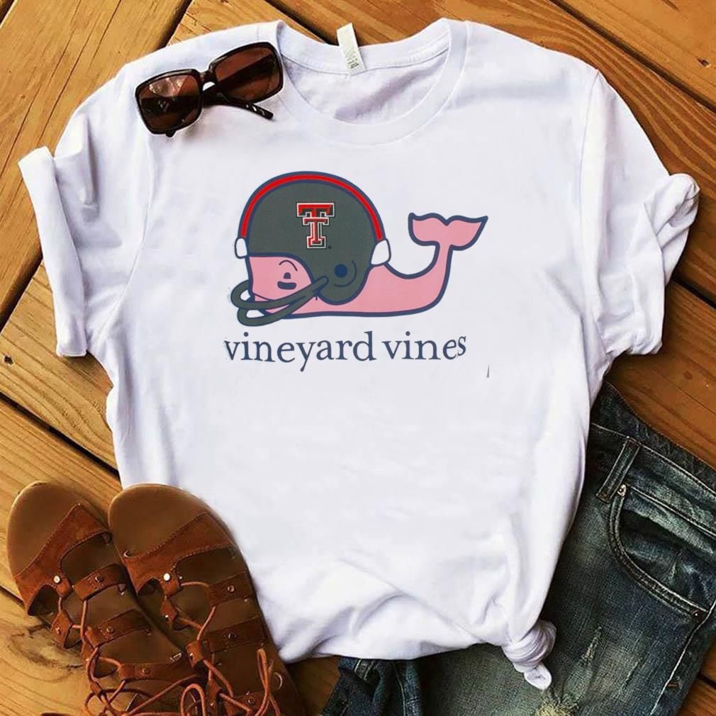 Vineyard Vines Texas Tech Red Raiders Football Whale with Helmet T-Shirt,  hoodie, sweater, ladies v-neck and tank top