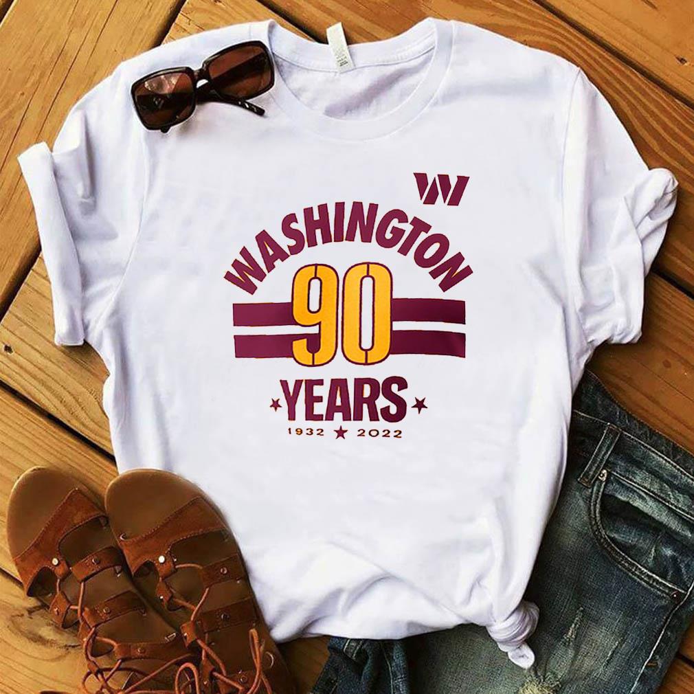 Washington Commanders 90 Years 1932-2022 Shirt, hoodie, sweater, long  sleeve and tank top