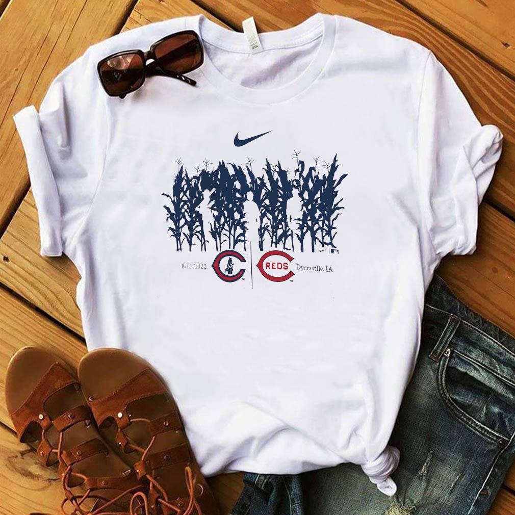Chicago Cubs vs. Cincinnati Reds Nike 2022 Field of Dreams Cornfield  Matchup T-Shirt, hoodie, sweater and long sleeve