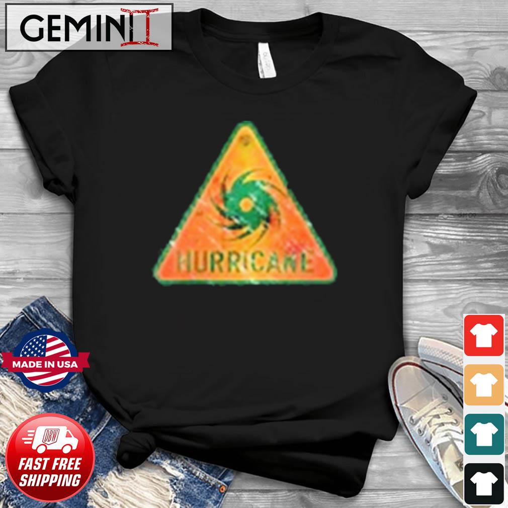 Miami Hurricane Warning Sign Shirt