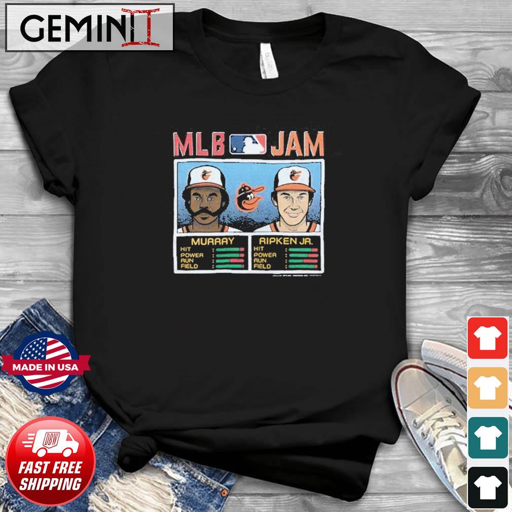 MLB Jam Baltimore Orioles Murray And Ripken Jr. Shirt