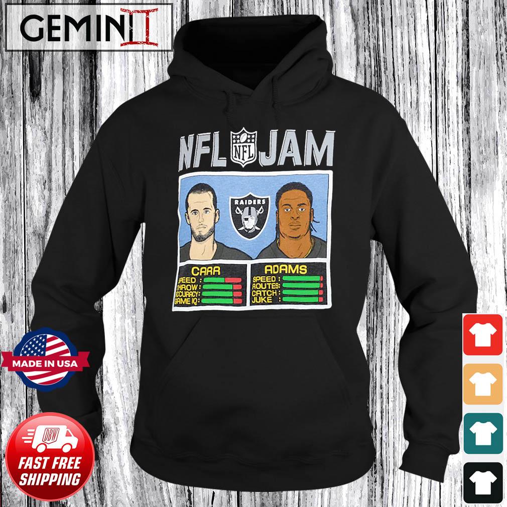 NFL Jam Vegas Raiders Davante Adams And Derek Carr Shirt, Hoodie