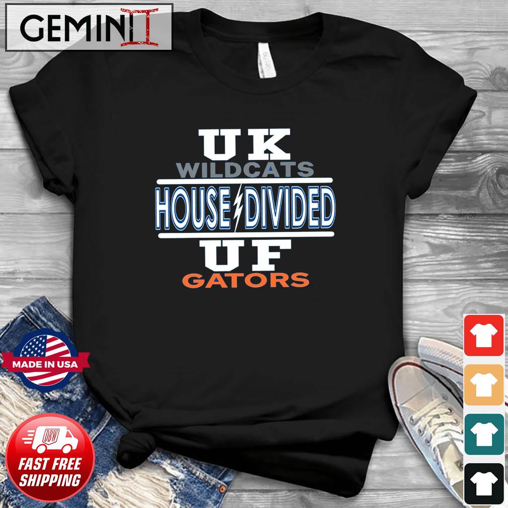 UK Wildcats and UF Gators House Divided T-Shirt