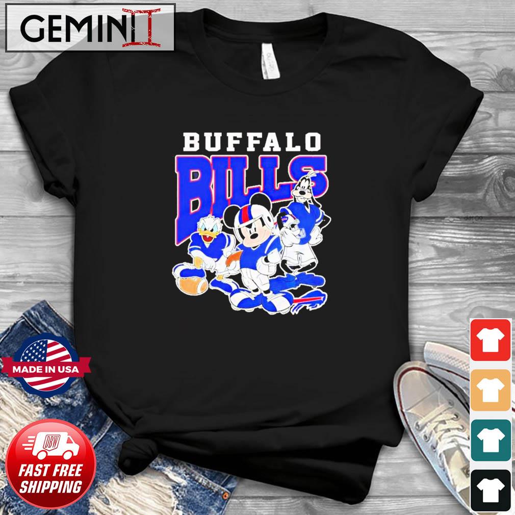 Premium Disney Mickey Mouse And Friends Buffalo Bills T Shirt