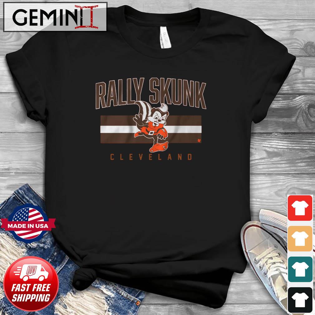 Official logo cleveland rally skunk shirt, hoodie, sweater, long sleeve and  tank top