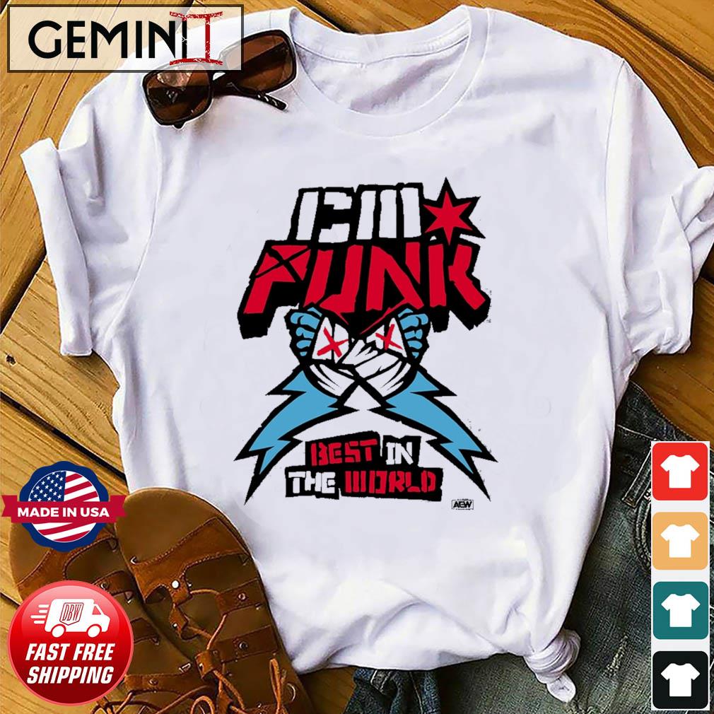 CM Punk - Supercharged Ringer Best In The World shirt