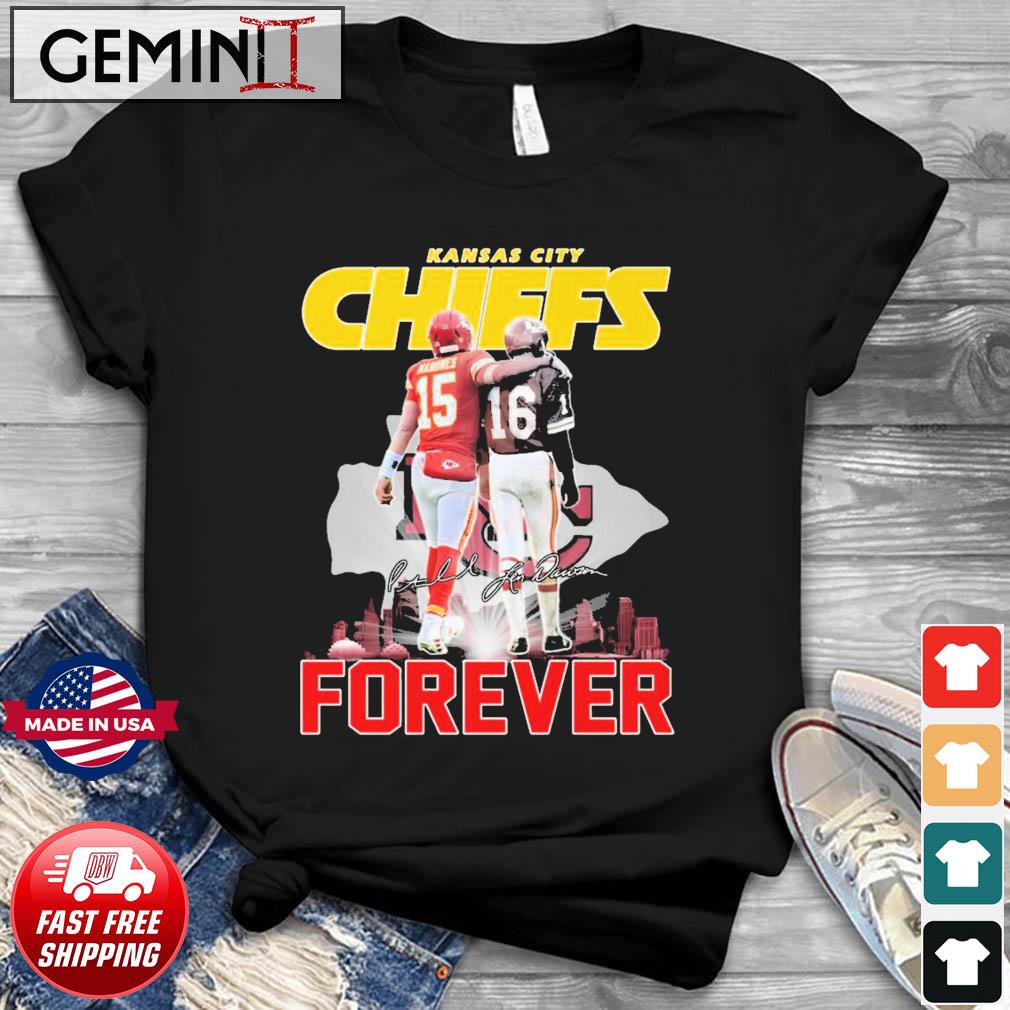 Kansas City Chiefs Patrick Mahomes and Len Dawson signatures shirt, hoodie,  sweater, long sleeve and tank top