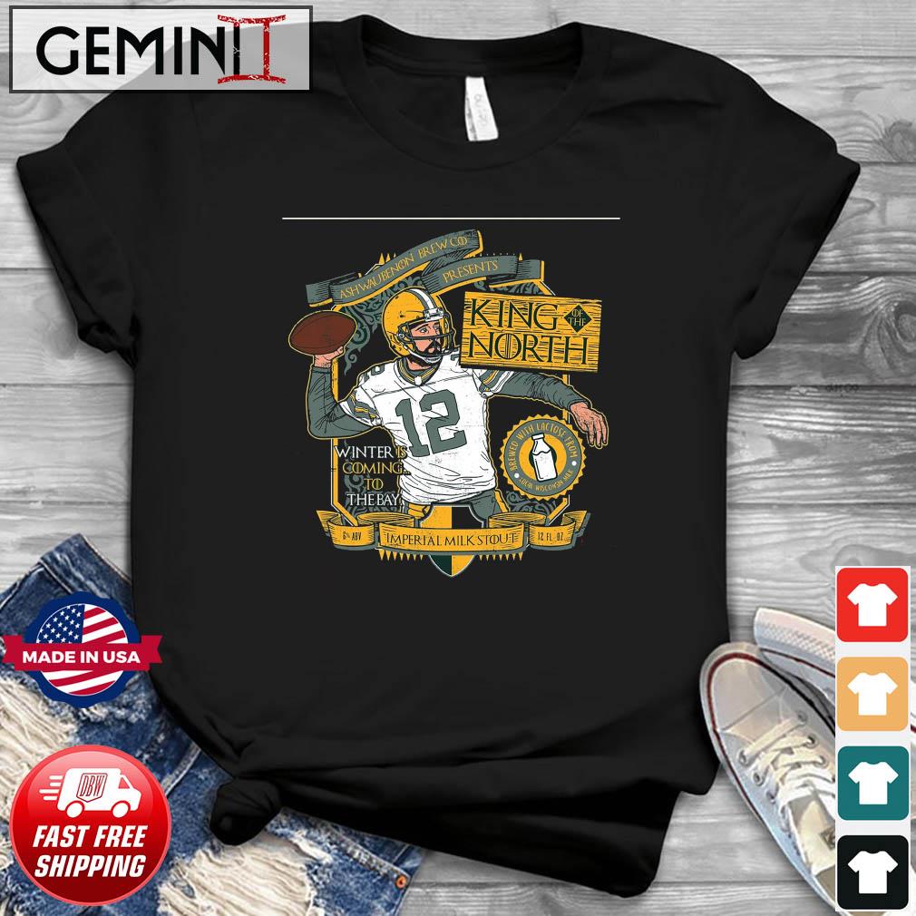 Green Bay Packers Aaron Rodgers King Of The North Imperial Milk Stout Shirt