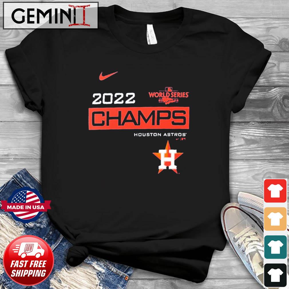 Houston Astros Nike 2022 World Series Champions Celebration T-Shirt