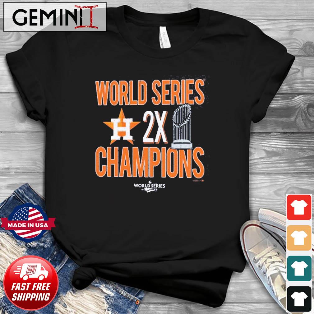 Houston Astros Two-Time World Series Champions Shirt