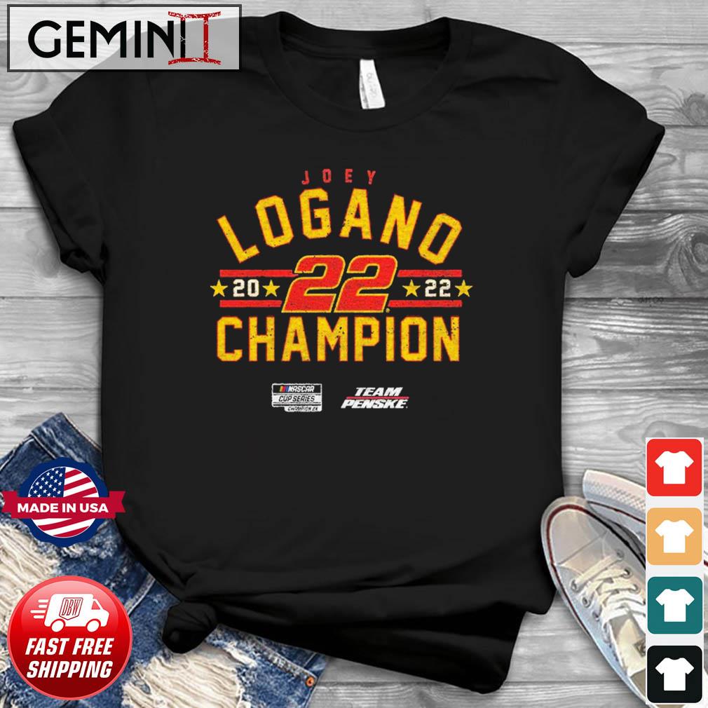 Joey Logano Team Penske 2022 NASCAR Cup Series Champion Shirt