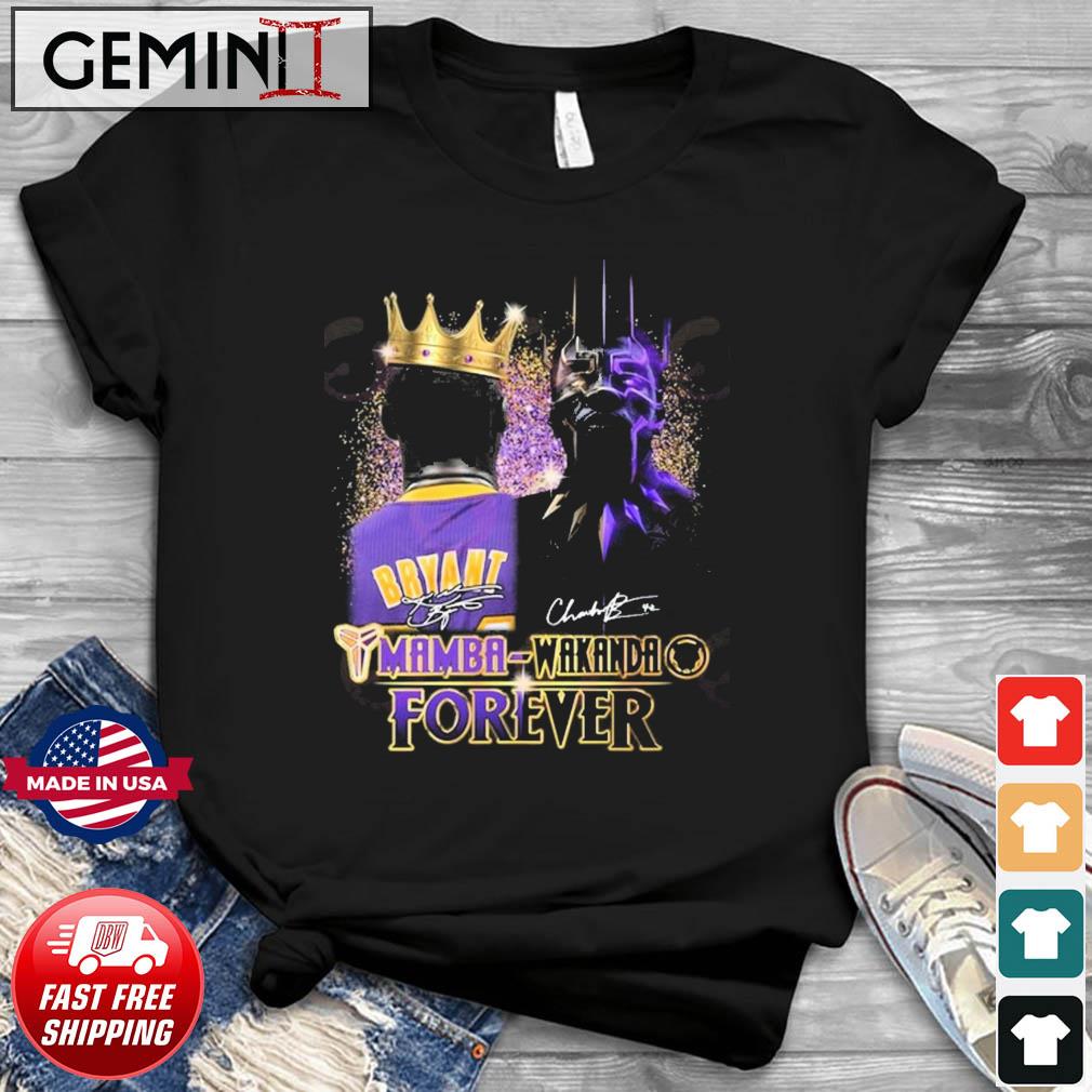 Lakers Mamba- Black Panther Wakanda Forever T-Shirt