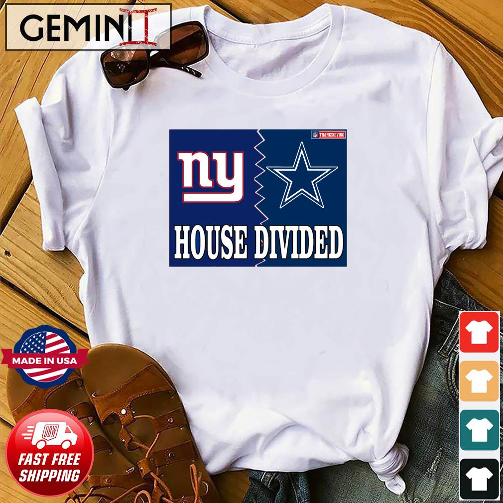 New York Giants vs Dallas Cowboys House Divided Thanksgiving Shirt